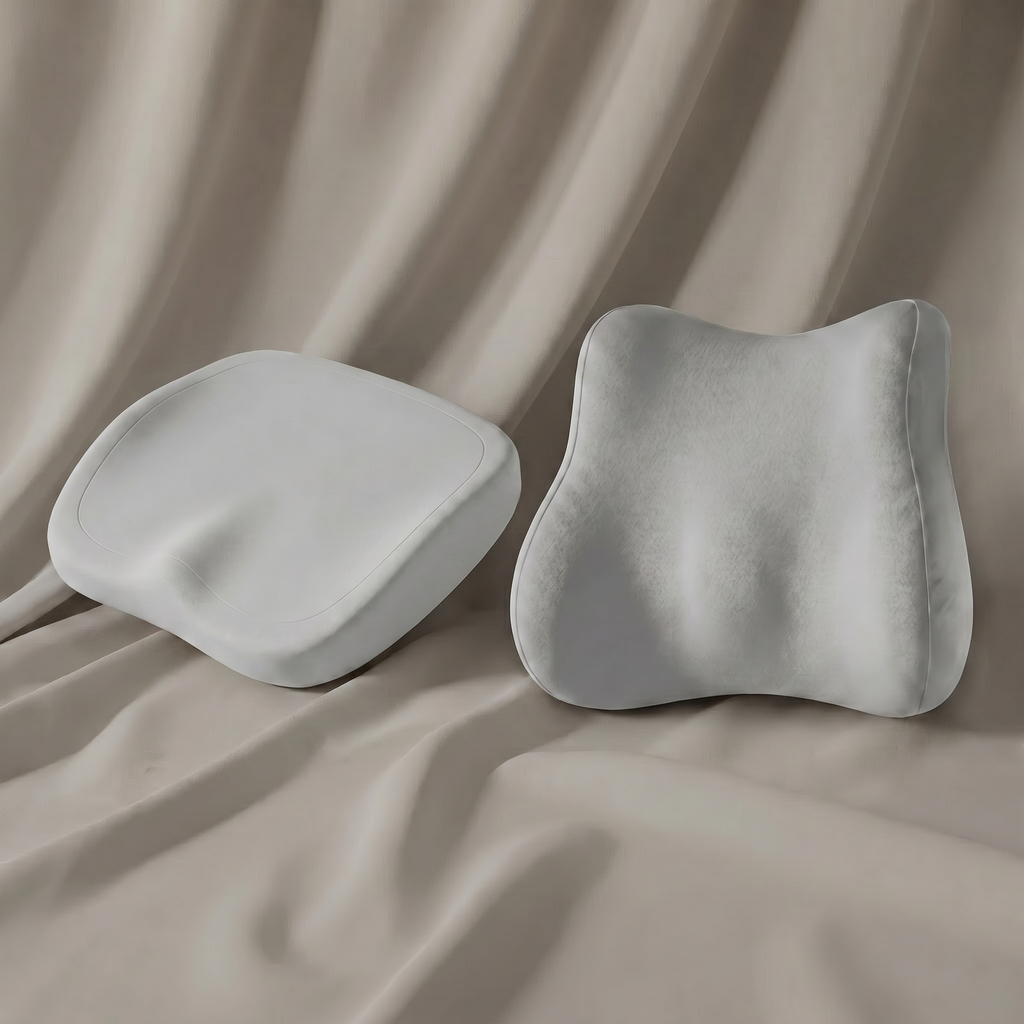 Ensembles de coussins ergonomiques en mousse à mémoire de forme pour le siege et le dossier