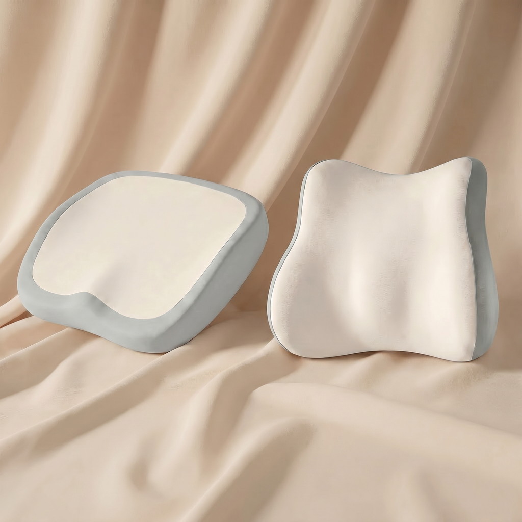 Ensembles de coussins ergonomiques en mousse à mémoire de forme pour le siege et le dossier