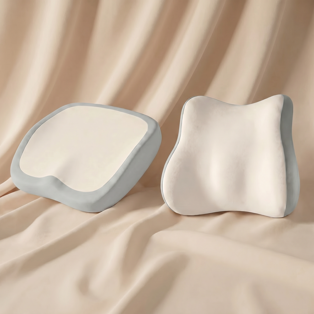 Ensembles de coussins ergonomiques en mousse à mémoire de forme pour le siege et le dossier