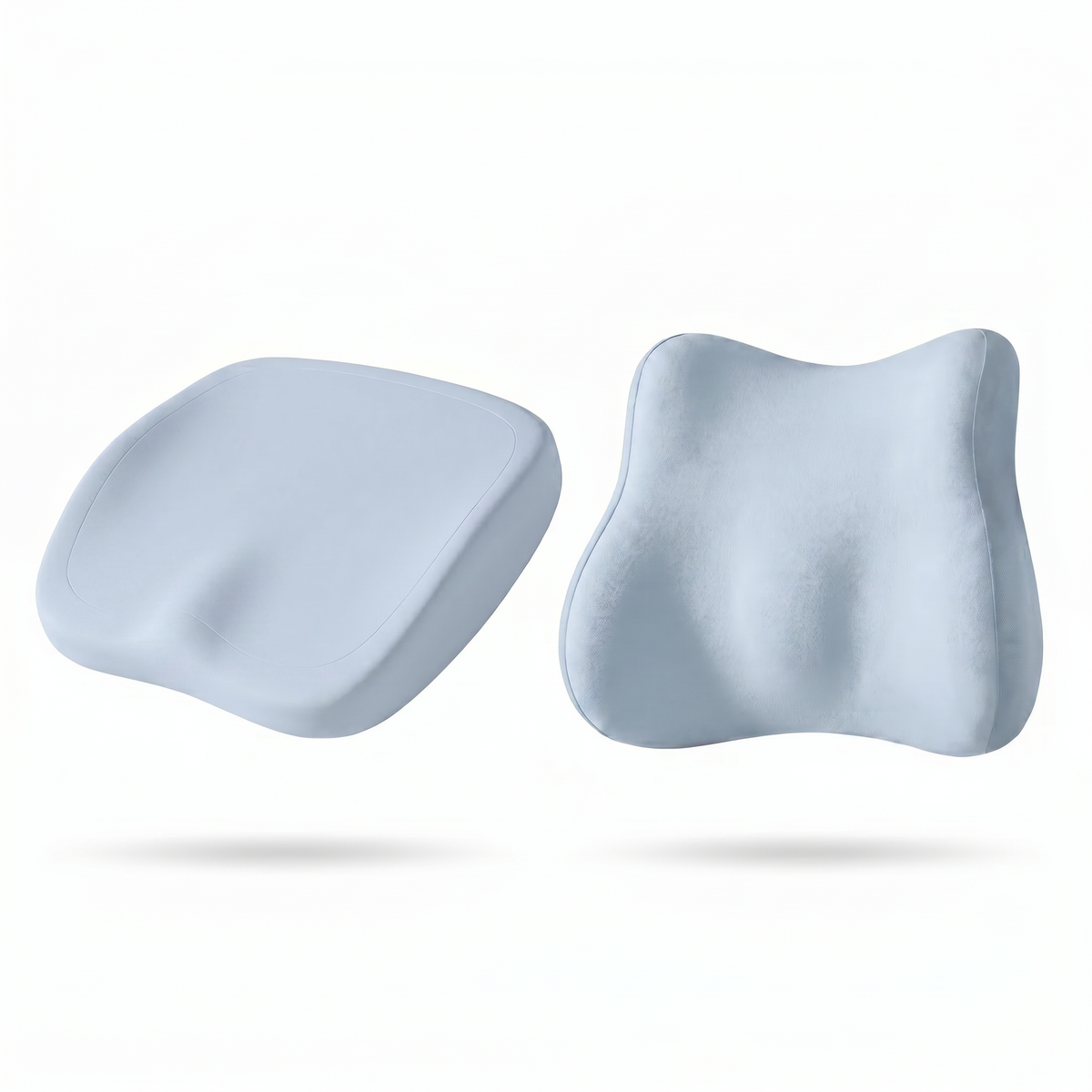 Ensembles de coussins ergonomiques en mousse à mémoire de forme pour le siege et le dossier