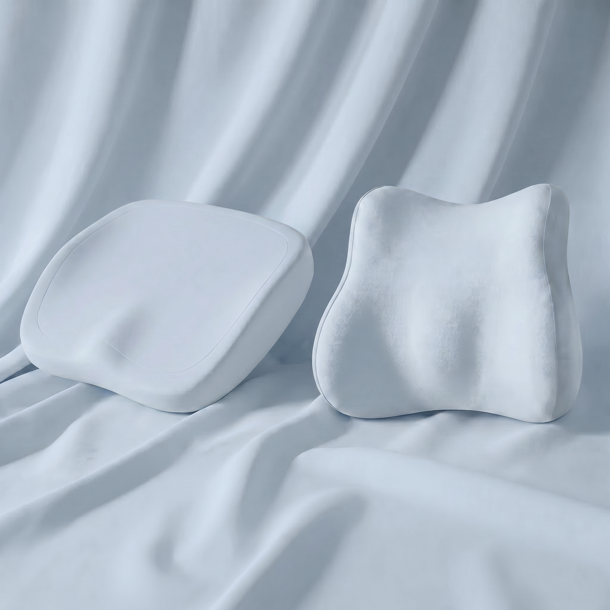 Ensembles de coussins ergonomiques en mousse à mémoire de forme pour le siege et le dossier
