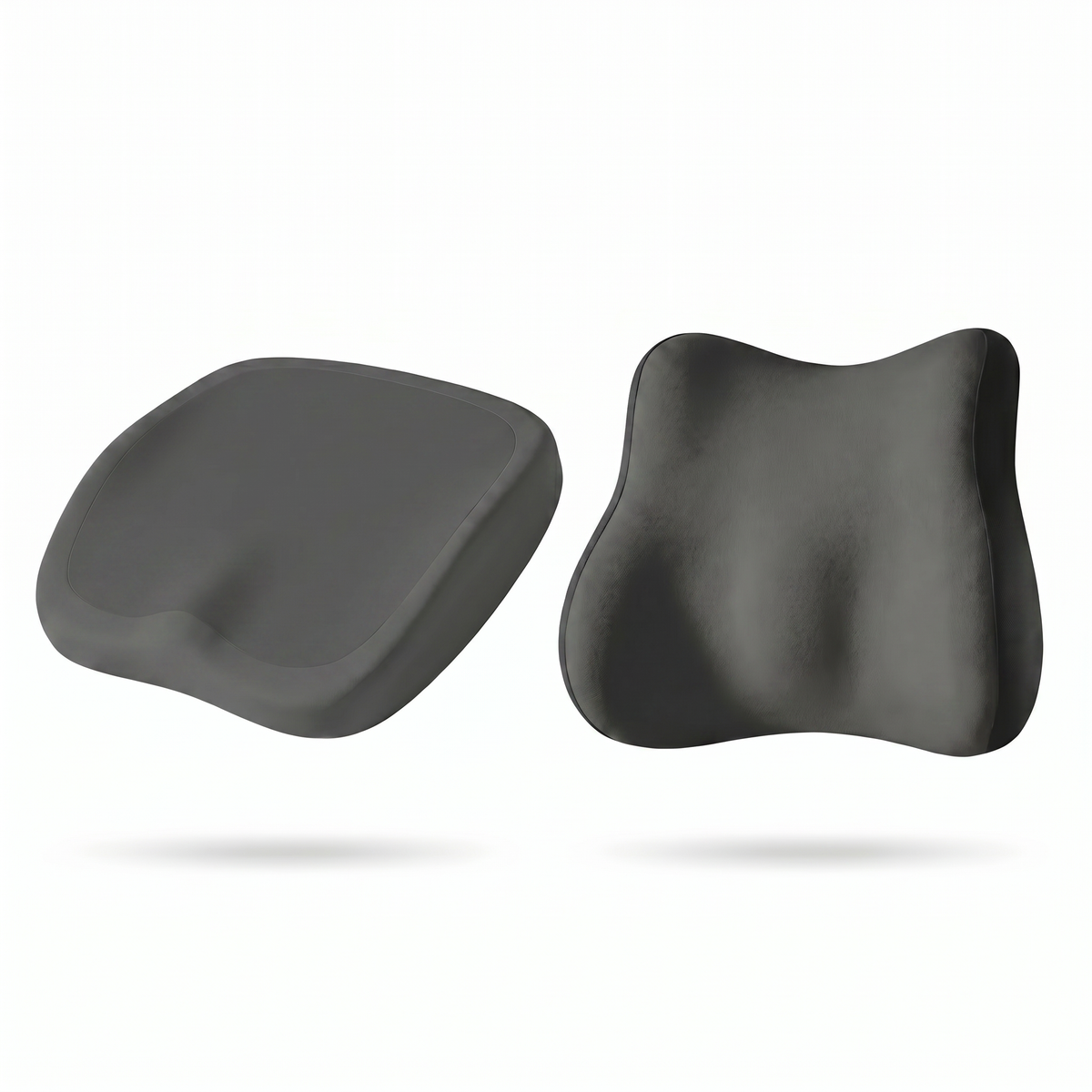 Ensembles de coussins ergonomiques en mousse à mémoire de forme pour le siege et le dossier