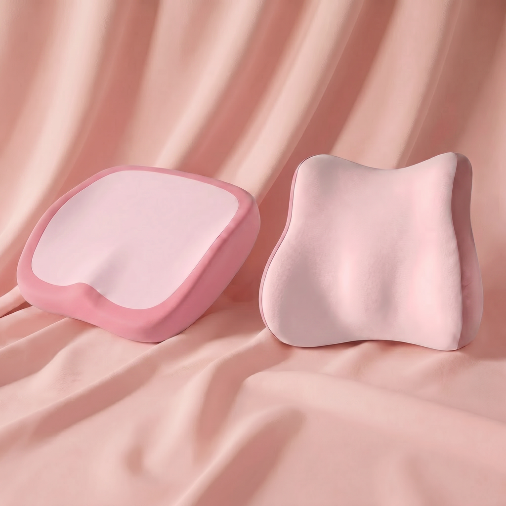 Ensembles de coussins ergonomiques en mousse à mémoire de forme pour le siege et le dossier