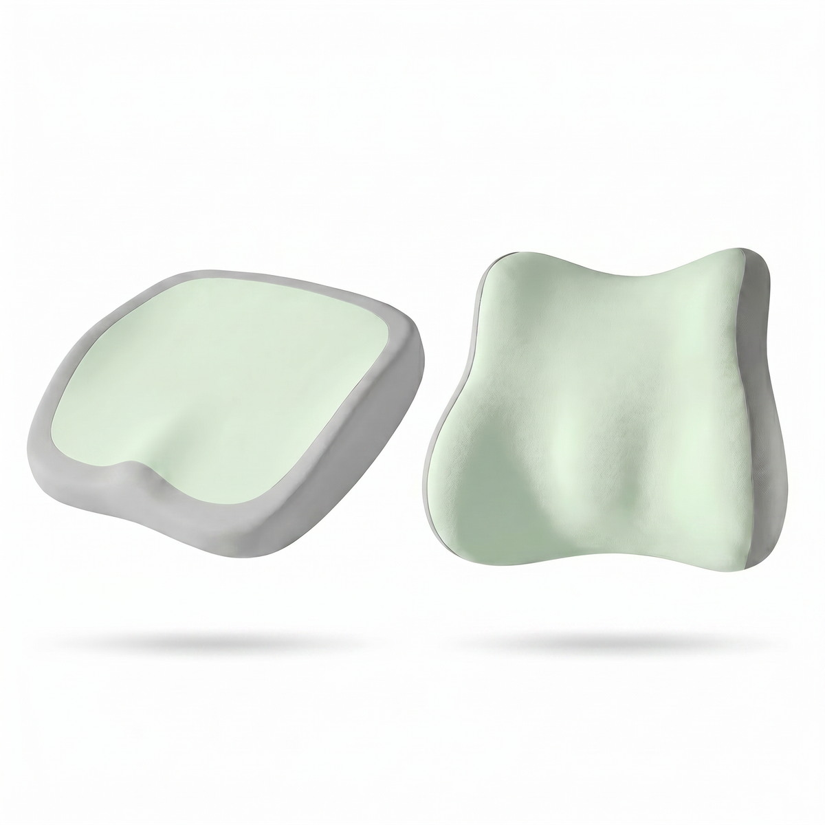 Ensembles de coussins ergonomiques en mousse à mémoire de forme pour le siege et le dossier